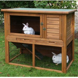 Outdoor Rabbit Hutch Kerbl La Vita - Ideal for 1 or 2 small rabbits